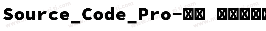 Source_Code_Pro-雅黑 混合体转换器字体转换